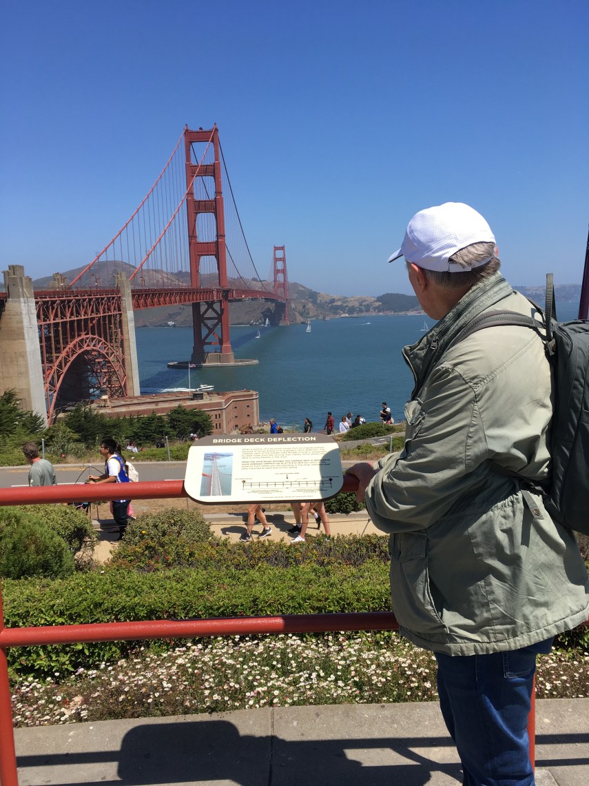 Viewing Fort Point (built between 1853 and 1861)