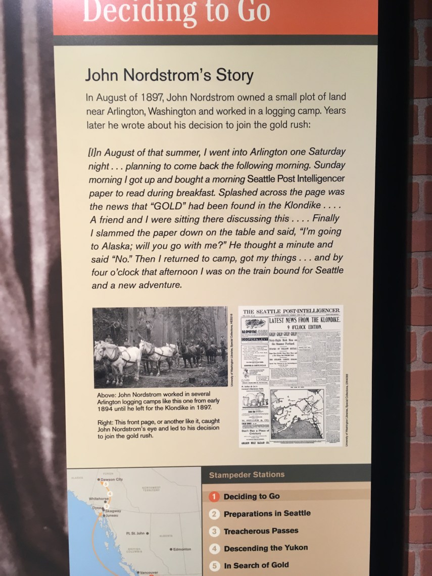 Swedish John Nordstrom's story from working at a logging camp to become a gold miner