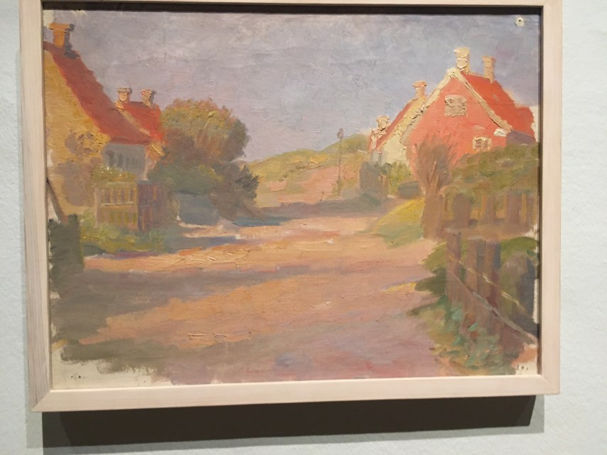Oesterbyvej in Skagen 1915 by Anna Ancher (1859-1935)