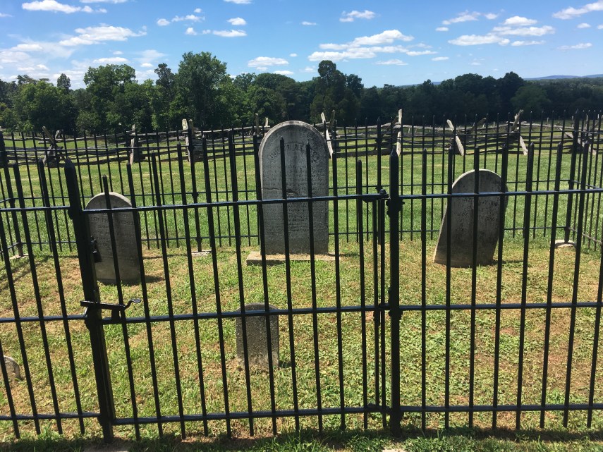 The gravesite at the Henry House at Manassas, Virginia