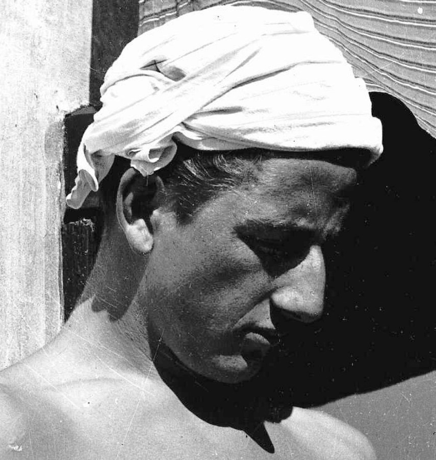 The portrait of Kim Malthe-Brun from the book with the letters