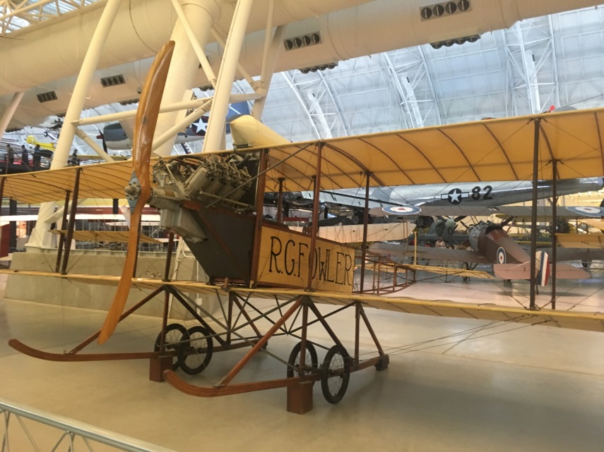 Fowler-Gage Biplane. Fowler flew the airplane on exhibition tours in 1912