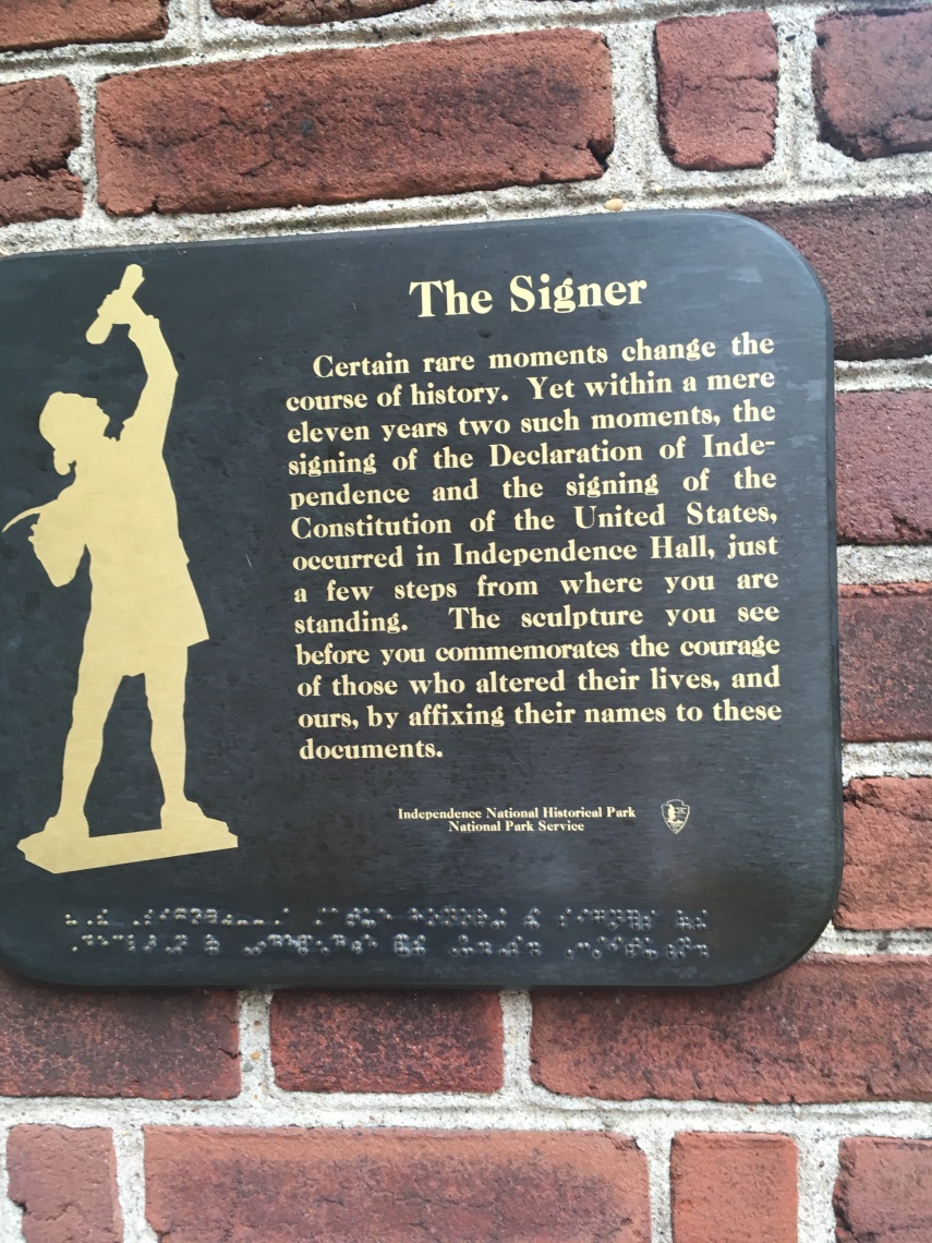 "The Signer" in Philadelphia.