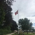 The Danish flag at the park called Reunion&nbsp;Park