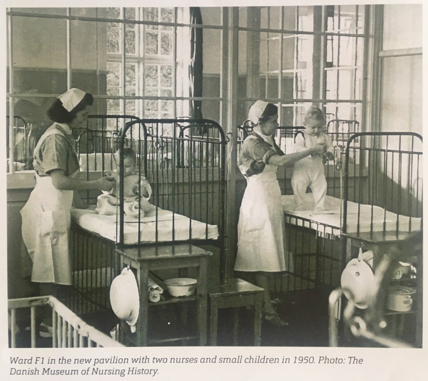 The ward for the smallest patients at Kolding Fjord Sanatorium. Photo Danish Museum of Nursing History