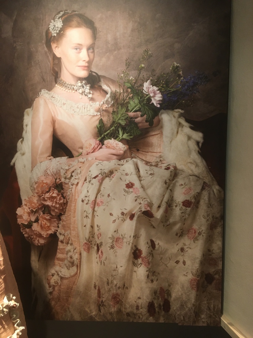 One of the 'queens' at the exhibition