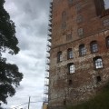 The tower of Koldinghus is being renovated on the&nbsp;outside