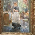 In the Dining Room 1886 by Berthe Morisot&nbsp;(1841-1895)